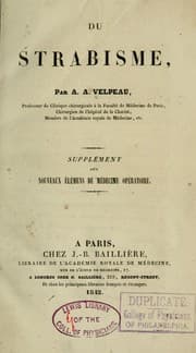 Tapa de Du strabisme
