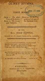 Tapa de Olney hymns