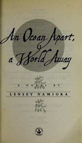 Tapa de An ocean apart, a world away