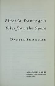 Tapa de Plácido Domingo's tales from the opera