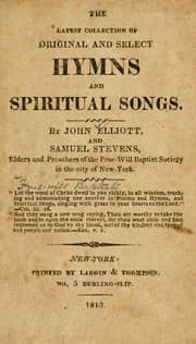 Tapa de The Latest collection of original and select hymns and spiritual songs