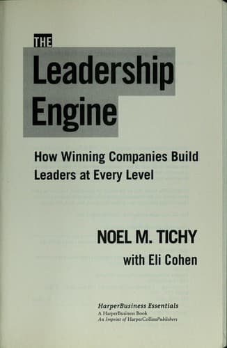 Tapa de The leadership engine