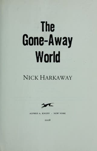 Tapa de The gone-away world