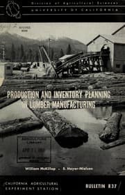 Tapa de Production and inventory planning in lumber manufacturing