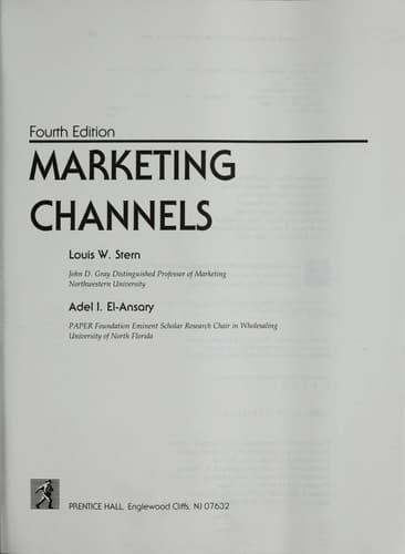 Tapa de Marketing channels