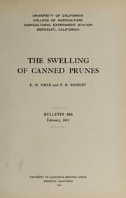 Tapa de The swelling of canned prunes