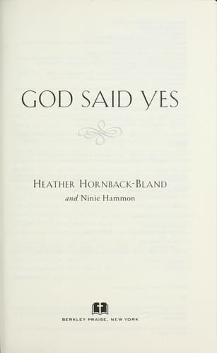 Tapa de God said yes