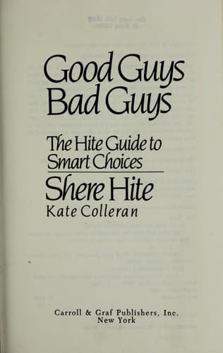 Tapa de Good guys, bad guys