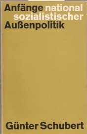 Tapa de Anfänge nationalsozialistischer Außenpolitik