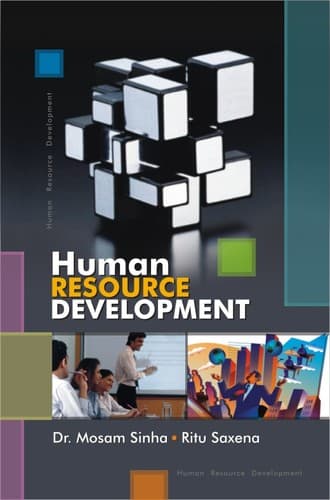 Tapa de Human Resource Development