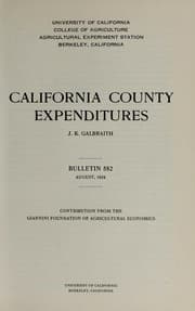 Tapa de California county expenditures