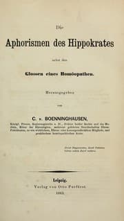 Tapa de Die Aphorismen des Hippokrates