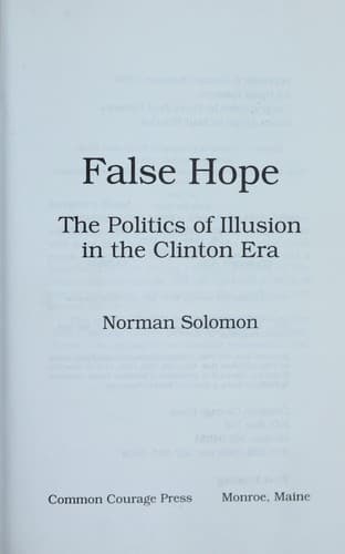 Tapa de False hope