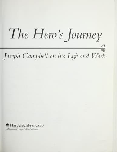 Tapa de The hero's journey
