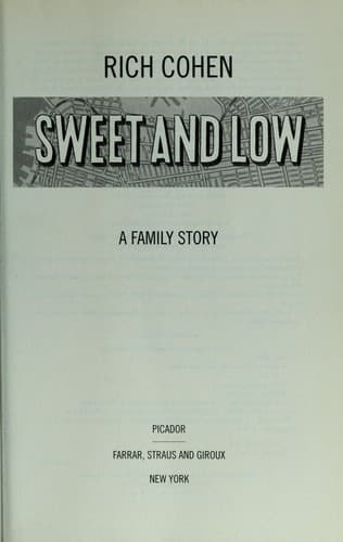 Tapa de Sweet and low