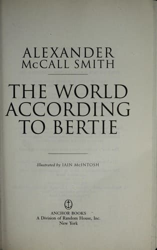 Tapa de The world according to Bertie