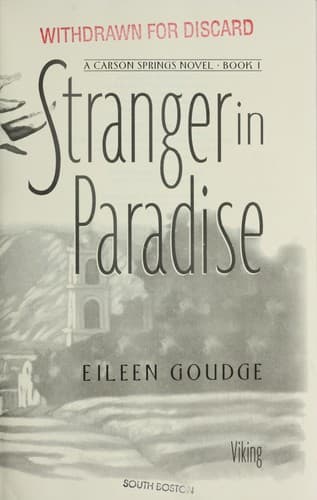 Tapa de Stranger in paradise