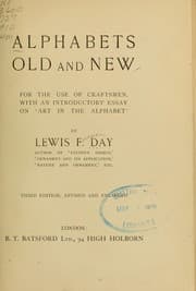 Tapa de Alphabets old and new, for the use of craftsmen
