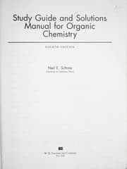 Tapa de Study Guide and Solutions Manual for Organic Chemistry Structure and Function