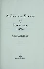 Tapa de A certain strain of peculiar