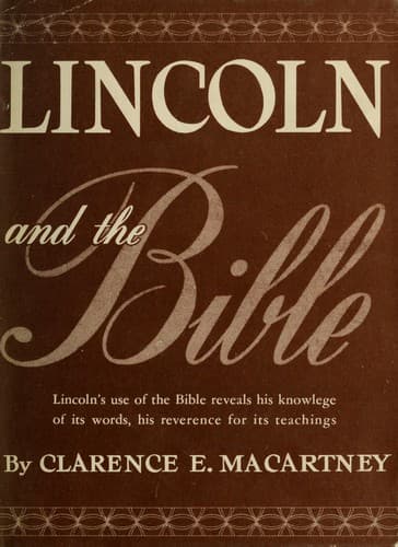 Tapa de Lincoln and the Bible