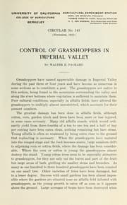 Tapa de Control of grasshoppers in Imperial Valley