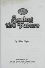 Tapa de Seeing the future