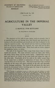 Tapa de Agriculture in the Imperial Valley