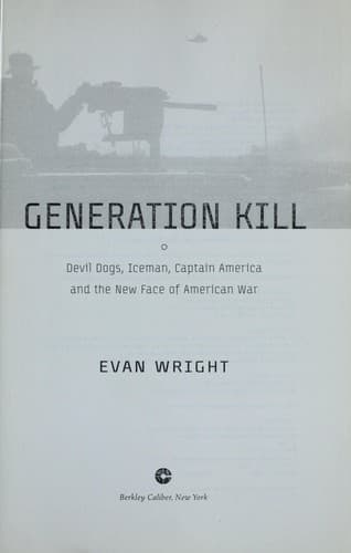 Tapa de Generation kill