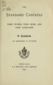 Tapa de The standard cantatas