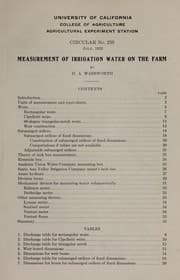 Tapa de Measurement of irrigation water on the farm