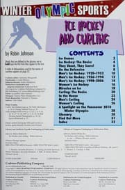 Tapa de Ice hockey and curling