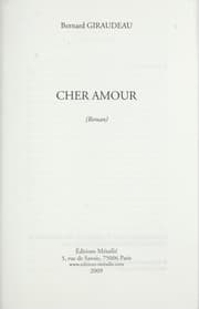 Tapa de Cher amour