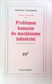 Tapa de Problèmes humains du machinisme industriel