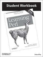 Tapa de Learning Perl Student Workbook