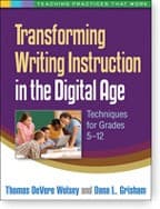 Tapa de Transforming writing instruction in the digital age