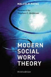 Tapa de Modern social work theory