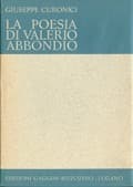Tapa de La poesia di Valerio Abbondio