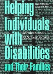 Tapa de Helping individuals with disabilities and their families