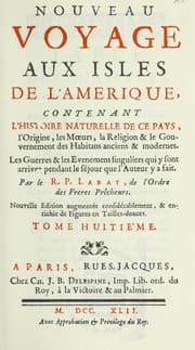 Tapa de Nouveau voyage aux isles de l'Amérique ...