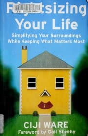 Tapa de Rightsizing your life