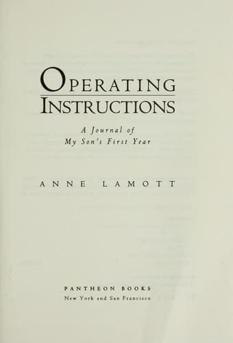 Tapa de Operating instructions