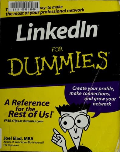 Tapa de LinkedIn For Dummies (For Dummies (Computer/Tech))