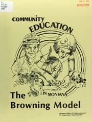 Tapa de Community education in Montana