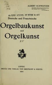 Tapa de Deutsche und Französische Orgelbaukunst und Orgelkunst