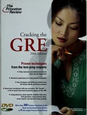 Tapa de Cracking the GRE with DVD