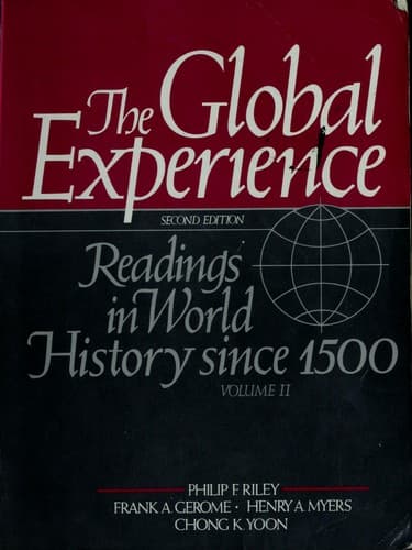 Tapa de The Global experience