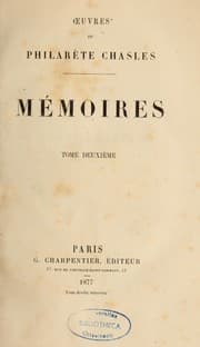 Tapa de Mémoires