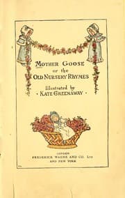 Tapa de Mother Goose , or The old nursery rhymes