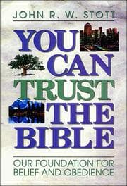Tapa de You can trust the Bible